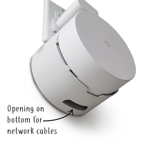 Dot Genie Google WiFi Outlet Holder Mount Stand: No Messy Screws! (1-pack)