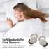 Smallest Invisible Sleep Earbuds, Comfortable Noise Blocking Wireless Headphones for Sleeping, Bluetooth (Ivory)