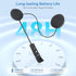 Motorcycle Helmet Bluetooth Headset - Outdoor Waterproof Sports Hands Free Speakers, 15 Hours Playing Time