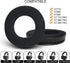 GVOEARS Cooling Gel Ear Pads Cushions, Replacement Ear Pads for Beyerdynamic DT770, DT880, DT990, DT 770 PRO, DT 880 PRO, DT 990 PRO Headphones Sport Fabric Exterior,Cooler for Longer (Black)