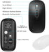 RaceGT USB C Wireless Mouse, Rechargeable Dual-Mode Mouse(Type-c and Bluetooth), Silent Bluetooth Mice for MacBook