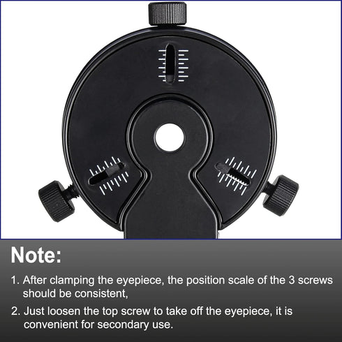 Smartphone Scope Adapter, Phone Mount for Spotting Scopes, Binoculars, Monoculars, Telescopes