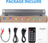 TOPROAD Sound Bar, Wired and Wireless Bluetooth 5.0 Speaker with Built-in Mic for Cell Phone/Tablet/Projector