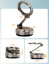 visnfa [105+LBS 3800gf 360 17 16 15 14 13 12 Pure Zinc Alloy Vacuum Magnetic Phone Holders for Your Car Suction