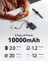INIU 45W 10000mAh Pack 17 16 15 14 S26, Portable Charger, Compact Fast Charging Power Bank, USB C Battery with Cable