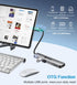 vienon 7 1 4K USB C Hub HDMI Adapter for Monitor, in USB C Docking Station with HDMI, SD/TF Card Reader Compatible