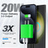 USB C Wall Charger, LCGENS 2-Pack 20W Type C Fast Charger Block Dual Port PD + QC3.0 for iPhone, iPad, Samsung Galaxy