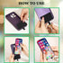 Adjustable Crossbody Phone Holder for Women - Stylish Pouch with Zipper