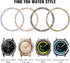 Dsytom Compatible with Samsung Galaxy Watch 42mm Band - 20mm Jewelry Watchband & Bezel Ring Cover