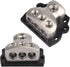 3 Way Power Distribution Block, 1x 0 Gauge In / 3X 4 Gauge Out, Amp Power Ground Distributor, 2 Pack
