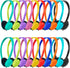 Kids Headphones Bulk 20 Pack for School Classroom, Class Set of Headphones for Students, 3.5mm Jack (10 Multi Color)