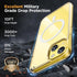Miracase Magnetic Series iPhone 14 Case - Clear, Slim, Military-Grade, Anti-Fingerprint, MagSafe Compatible + 2X Screen