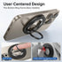 SYNCWIRE Upgraded Magnetic Phone Ring Holder for MagSafe, Finger Grip Stand Kickstand Compatible with iPhone 15 Pro Max