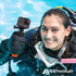 Waterproof Floating Hand Grip for GoPro Hero 12, 11, 10, 9, 8, 7, 6, 5, 4, 3, 3+, 2, 1 Session, Black Silver Camera