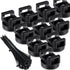Yookeer 60 Pieces Magnetic Zip Tie Mount Multipurpose Cable Holder Magnets Magnetic