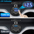 USB C Car Charger Socket, 12V USB Outlet 2 Pack, Aluminum Metal 78W Dual USB-C PD 30W and 18W QC3.0