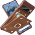 Google Pixel 8 Pro 5G Wallet Case, Leather Shockproof Cover with Credit Card Holder, 360° Rotation Ring Stand, RFID