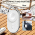 Portable Charger for Apple Watch - YoFeW 1200mAh Wireless Magnetic Power Bank, Travel Keychain Accessory Watch Charger for iWatch Series 9/8/7/6/5/4/3/2/SE/Ultra.(White)