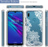 Mandala Phone Case for Huawei Y6 2019/Y6 Pro 2019/Y6s/Honor Play 8A with Tempered-Glass Screen Protector.
