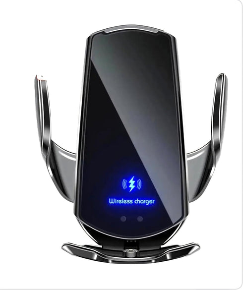 Car Wireless Charger Magnetic Auto Car Mount Phone Holder for iPhone, Samsung, Xiaomi, Infrared Induction 15W Fast