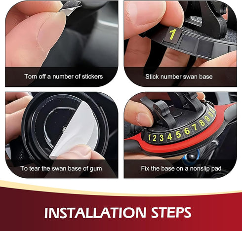 leechio 1 PC Multifunctional Car Anti-Slip Mat, Anti-Slip Rubber Dashboard Storage Pad and Phone Holder, with Temporary