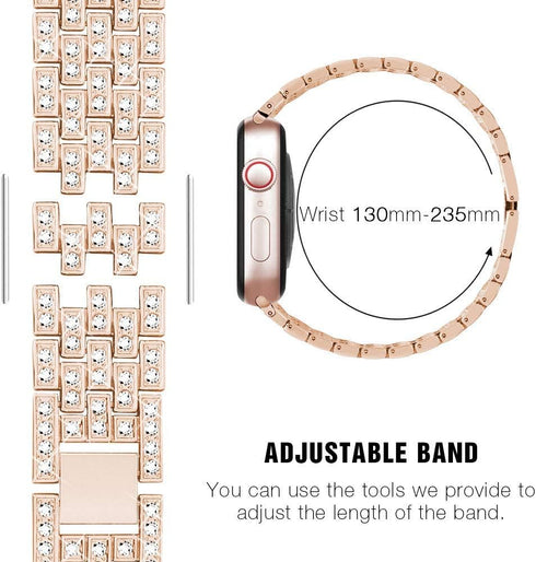 Compatible Apple Watch Ultra Band 49mm 46mm 45mm 41mm 38mm 40mm 42mm 44mm with 2 Pack Bling Case Cover