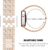 Compatible Apple Watch Ultra Band 49mm 46mm 45mm 41mm 38mm 40mm 42mm 44mm with 2 Pack Bling Case Cover