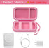 Case for Anker MagGo 3-in-1 Charging Station, Foldable Magnetic Battery Storage Holder Bag, Pink-Box Only