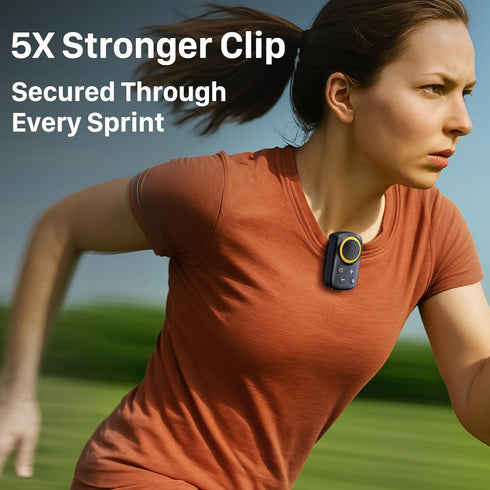 AA AUDIO ACCESSORY 800mAh 20 120dB Wearable Bluetooth Speaker Clip On-Upgraded Battery for Hours Playtime, Waterproof