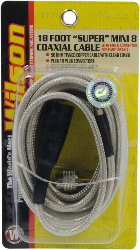 305-830 18-Foot PL-259/FME 18FT Wilson Belden Coax Cable with Connectors
