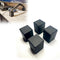 Zenkaelum 2 Inch Square TV Stand Riser Set of 4, Compact TV Stand