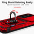 for Samsung A15 5G Case with Screen Protectors and Camera Cover, Military Grade Drop Tested - Red