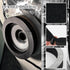 Figpade 4PCS Kit,3-Size 6" 6.5" 6.75" Speaker Foam Rings Speaker Gasket for Enhanced Bass & Noise