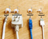 Round Cable Wire Clips for RG6/RG59/CAT5/CAT6/RJ45 - 400pcs Single Coaxial Nail Clamps (6mm + 8mm + 10mm + 12mm)
