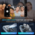 Fotbor Anti Spy Tempered Glass Kit for iPhone 15 Pro Max - Privacy Screen & Camera Lens Protector, Easy Installation,