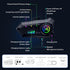 Motorcycle Bluetooth Headset Speaker, Skiing Earphone, Waterproof Bluetooth Helmet Headset with Noise Cancellation,