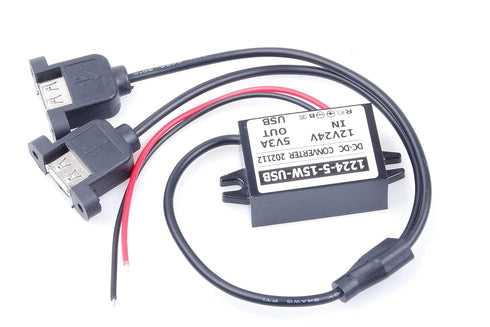 DC-DC 9V 12V 24V 36V Power Supply Module, Mini USB Step-Down Converter with Over-Temperature Protection