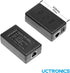 UCTRONICS PoE Splitter 5V 4A for Raspberry Pi 4 & Jetson Nano, Active PoE+ to Barrel Jack or USB-C Adapter