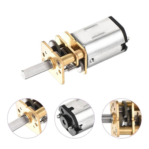 3V 50RPM 1.5 10mm DMiotech Rated Torque Output Shaft Length Micro DC Speed Reduction Motor Mini Metal Gearbox Motor