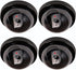 WALI Dummy Fake Security CCTV Dome Camera with Flashing Red LED Light with