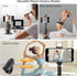 Voinap 360 Auto Face Tracking Phone Holder with Remote and Light, Rotation Tripod Stand for Call Phone, GoPro, Compact