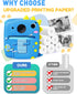 Kids Instant Camera Printing Paper, 10 Rolls Thermal Refill, BPA Free