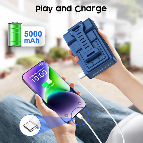 JTEMAN Gifts for Men Women,Cell Phone Stand with Bluetooth Speaker,Cool Tech Gadgets,Unique Birthday Gifts for Men