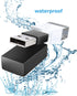 SHARE SUNSHINE 64GB Flash Drive Crystal Transparent Rectangle Genuine Glass LED Light Waterproof USB Clear Thumb Stick