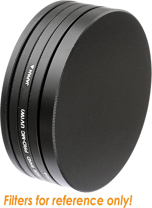 Fotasy 62mm Metal Filter Caps, Aluminum Alloy, Slim Stack for 62mm Filters