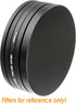 Fotasy 62mm Metal Filter Caps, Aluminum Alloy, Slim Stack for 62mm Filters