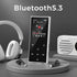 AGXOV 128GB MP3 5.3, (1.77''128GB) Player with Bluetooth Music Player with Built-in HD Speaker, FM Radio, Voice