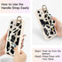 Jefonha 16 Compatible with iPhone Case with Finger Hand Strap for Girls Women, Cute Funny Milk Cow Phone Case