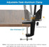 Etubby C920 C930 C922 C615, 1/4" Webcam Stand Desktop Adjustable Suspension Boom Scissor Arm Camera Clamp Webcam Mount