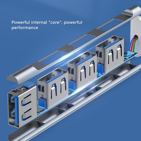 7 1 1 3.0, 2 2.0 USB A C Hub, Aluminum in USB Hub, USB Hub with USB A USB and Type C Ports for PC Computer Mobile Phone